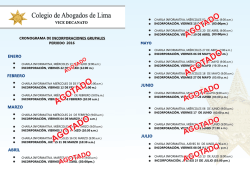 INCORPORACIONES 2016.cdr - Colegio de Abogados de Lima