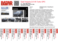 Opel Insignia 2.8 V6 Turbo OPC