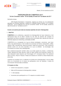 CYBERTECH 2017 PDF - ICEX España Exportación e Inversiones