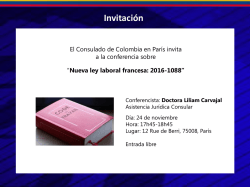 Presentación de PowerPoint - Consulado de Colombia en París