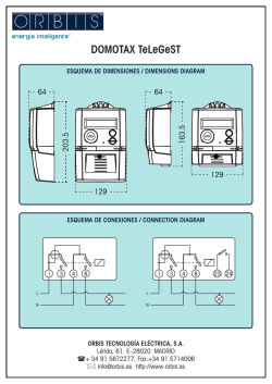 Dimensiones y conexiones