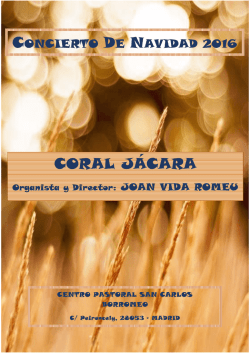 coral jácara - Parroquia San Carlos Borromeo