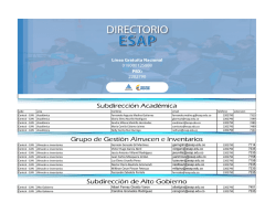 Directorio ESAP