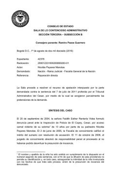Providencia - Consejo de Estado