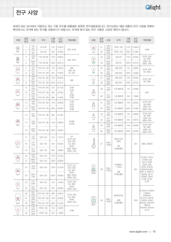 전구 사양 - Qlight