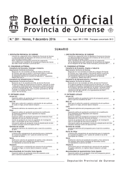 Boletín oficial - BOP - Ourense