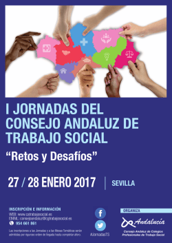 0.Cartel jornadas andaluzas - Consejo Andaluz de Colegios
