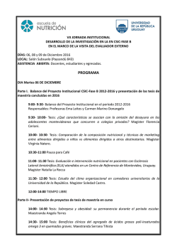 PROGRAMA