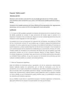 Propuesta “Melilla si puede”: Miembros del CCE