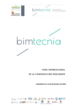 Presentación de BIMTECNIA 2016
