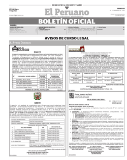 Publicacion Oficial - Diario Oficial El Peruano