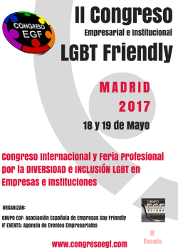 Documento Informativo - Congreso Empresas Gay Friendly