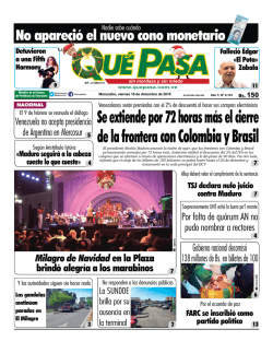 de la fronteracon Colombia y Brasil