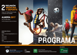 programa pdf - Neurocirugía y Deporte SENEC