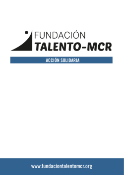 Lee nuestro dossier Fundación Talento