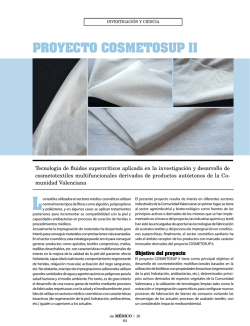 proyecto cosmetosup ii - Noticias IM Médico Hospitalario