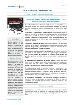 Boletín 5 - Estudio BM Pobreza y Desigualdad