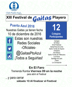 Gaitas - Club Puerto Azul