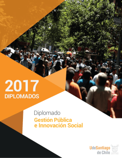 Diplomado Gestión Pública e Innovación Social
