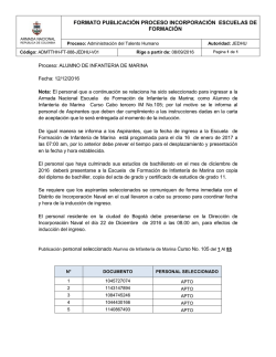 Resultados personal seleccionado 12-dic-2016