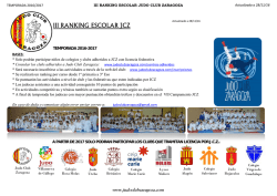 2016-2017 - Judo Club Zaragoza
