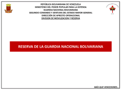 Presentación de PowerPoint - Guardia Nacional Bolivariana