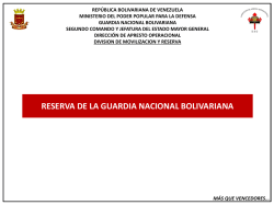 Presentaci&oacute;n de PowerPoint - Guardia Nacional Bolivariana