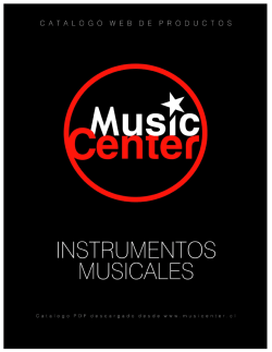 Catalogo MusicCenter