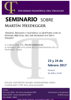 Seminario Heidegger 1