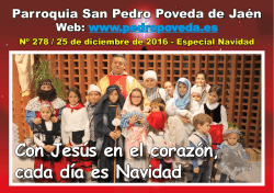 revista de navidad - Parroquia de San Pedro Poveda de Jaén