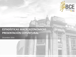 Diapositiva 1 - Banco Central del Ecuador