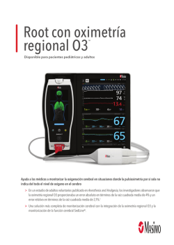 Product Information O3 Regional Oximetry