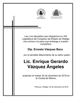 Lic. Enrique Gerardo Vázquez Ángeles
