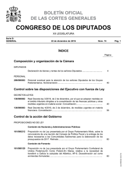 boletín oficial de las cortes generales