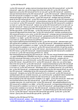 Lg Hbs 250 Manual Pdf