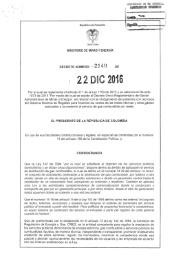 decreto 2140 del 22 de diciembre de 2016