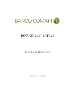 bonad 2017 (af17) - Comafi Inversiones