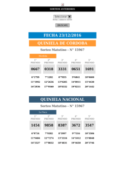 Lotería de Córdoba - Sitio Oficial