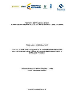 proyecto gef/pnud/col id 76979 normalización y etiquetado de