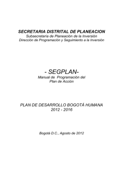 manual programacion plan de accion 2012-2016
