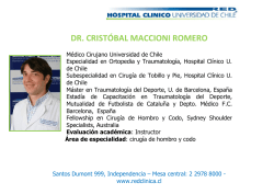 DR. CRISTÓBAL MACCIONI ROMERO