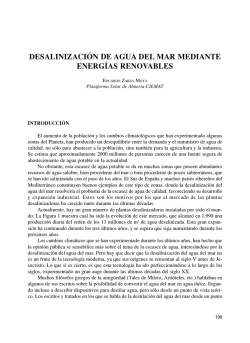 DESALINIZACION DE AGUA DE MAR
