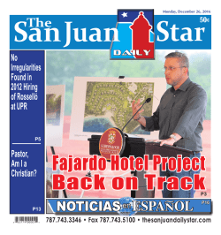 noticias espanol - The San Juan Daily Star