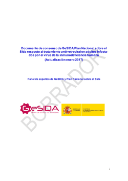 Documento de consenso de GeSIDA/Plan Nacional sobre el Sida