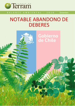 Balance Ambiental 2016