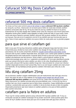 Cefuracet 500 Mg Dosis Cataflam by zecoxinha.com.br