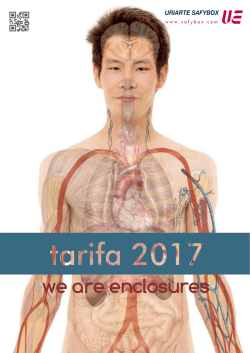 Tarifa 2017 - Uriarte Safybox