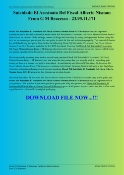 Suicidado El Asesinato Del Fiscal Alberto Nisman From GM Bracesco