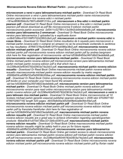 Microeconomia Novena Edicion Michael Parkin