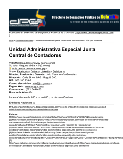 Unidad Administrativa Especial Junta Central de Contadores